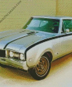 Grey Hurst Oldsmobile Car Diamond Painting