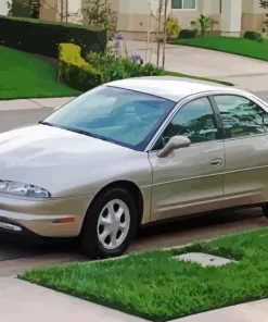 Grey Oldsmobile Aurora Diamond Painting