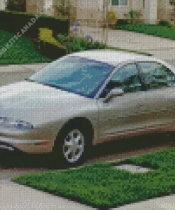 Grey Oldsmobile Aurora Diamond Painting