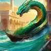 Italian Green Sea Dragon Diamond Painting