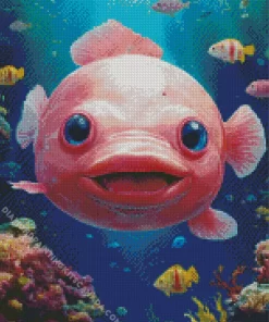 Pink Fish Diamond Painting