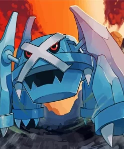 Pokemon Metagross Diamond Painting