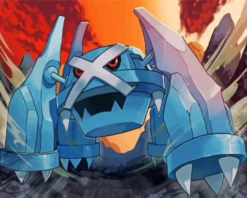 Pokemon Metagross Diamond Painting