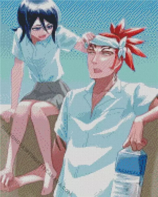 Rukia And Renji Abarai Diamond Painting