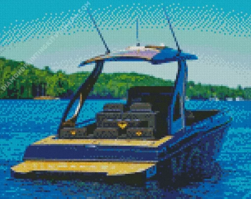 Speed Boat Diamond Painting