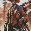 Steampunk Cowboy Diamond Painting