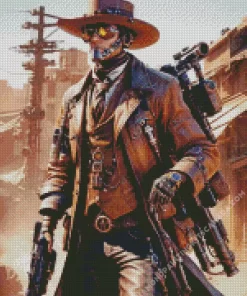 Steampunk Cowboy Diamond Painting