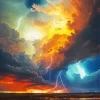 Stormy Clouds Diamond Painting