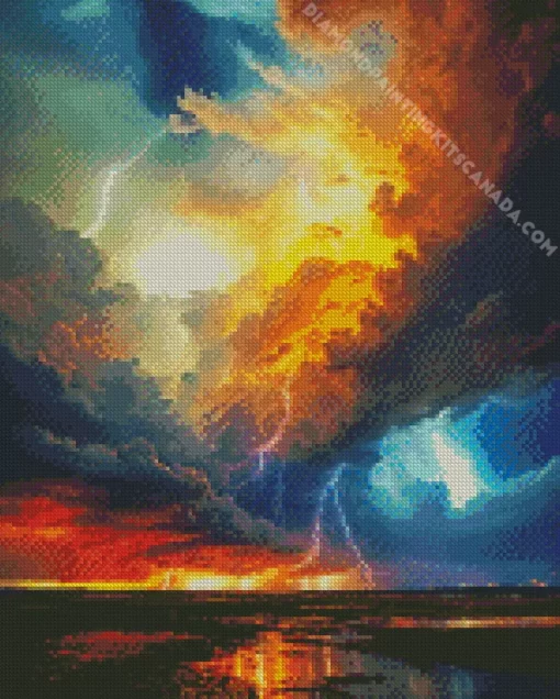 Stormy Clouds Diamond Painting