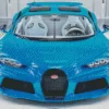 Super Blue Car Diamond Painting