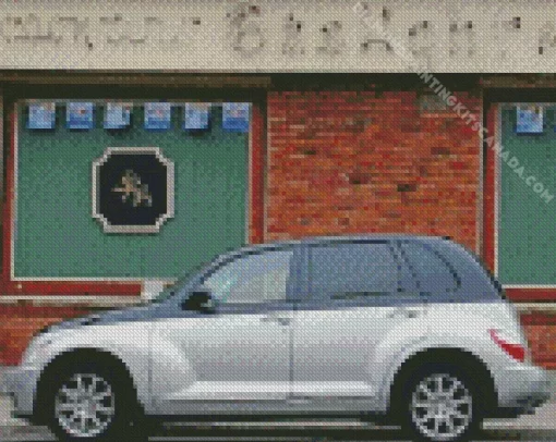 Vintage Grey Pt Cruiser Diamond Painting