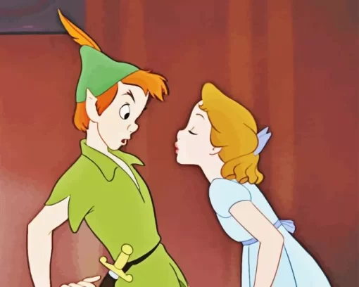 Wendy And Peter Pan Diamond Painting