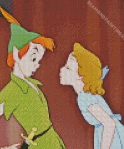 Wendy And Peter Pan Diamond Painting