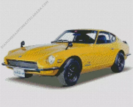 Yellow Fairlady Datsun Diamond Painting