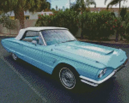 Blue Thunderbird Diamond Painting