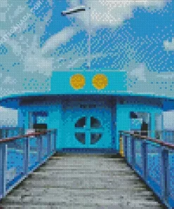 Fish Eye Underwater Observatory Diamond Painting