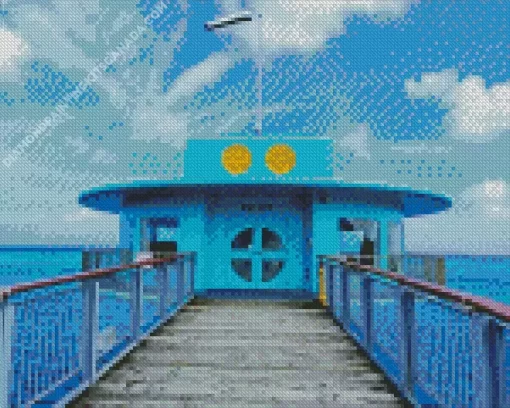 Fish Eye Underwater Observatory Diamond Painting