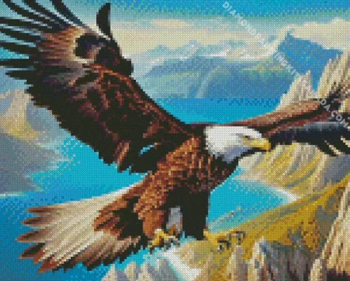 Flying Eagle Bird Diamond Painting