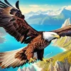 Flying Eagle Bird Diamond Painting