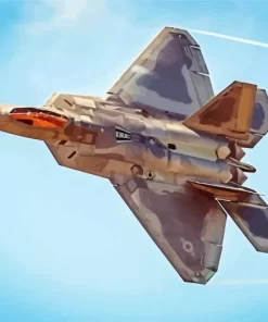 Lockheed Martin F22 Diamond Painting