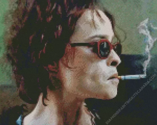 Marla Singer Fight Club Smoking Diamond Painting