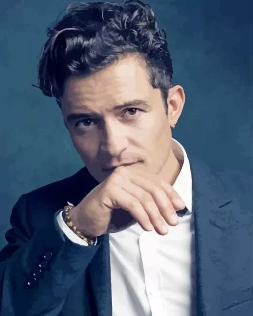 Orlando Bloom Diamond Painting