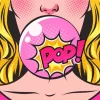 Pop Art Girl Blowing Bubble Gum Diamond Painting