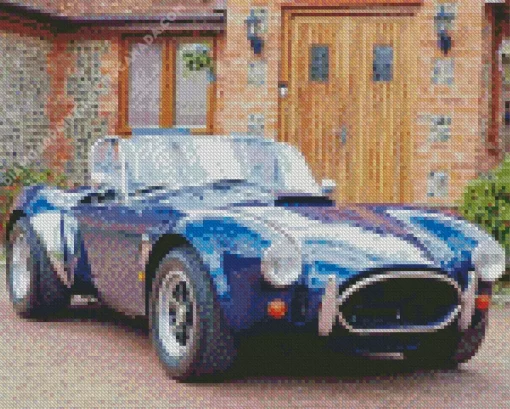 Shelby Blue AC Cobra Diamond Painting