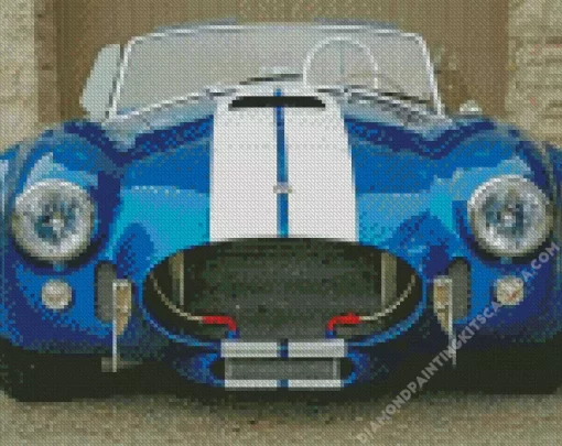 Shelby Blue AC Cobra Car Diamond Painting