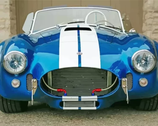 Shelby Blue AC Cobra Car Diamond Painting