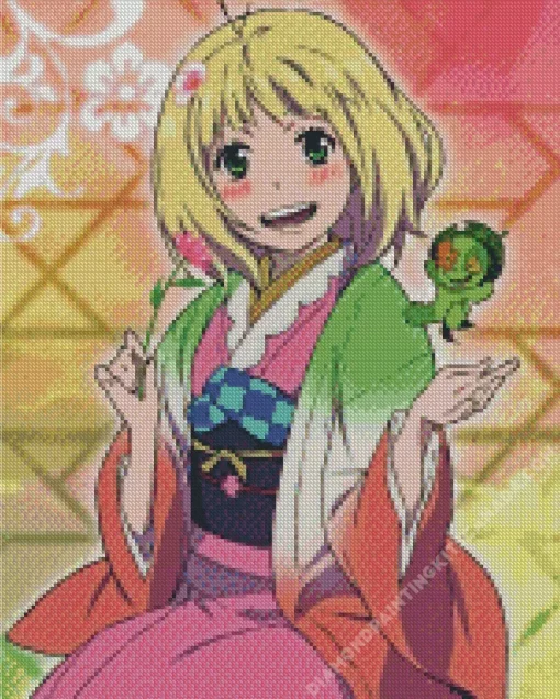 Shiemi Blue Exorcist Female Character Diamond Painting