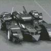 The Batmobile Car Diamond Painting