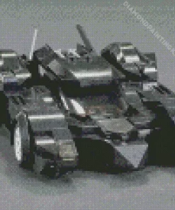 The Batmobile Car Diamond Painting