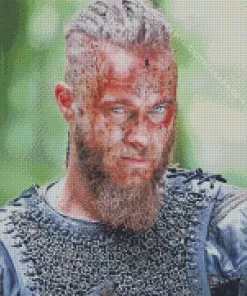 Vikings Bloody Ragnar Diamond Painting