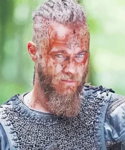 Vikings Bloody Ragnar Diamond Painting