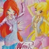 Winx Club Bloom And Stella Diamond Painting