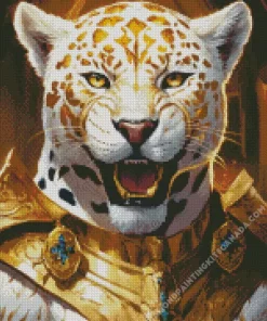 Aesthetic Golden Tiger Art Diamond Painting