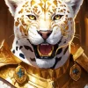 Aesthetic Golden Tiger Art Diamond Painting