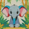 Baby Elephant Diamond Painting