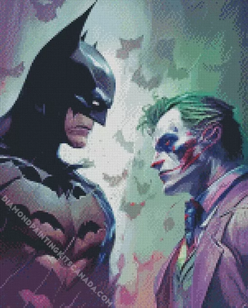 Batman And Joker Characters Diamond Painting