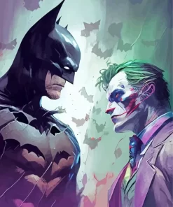 Batman And Joker Characters Diamond Painting