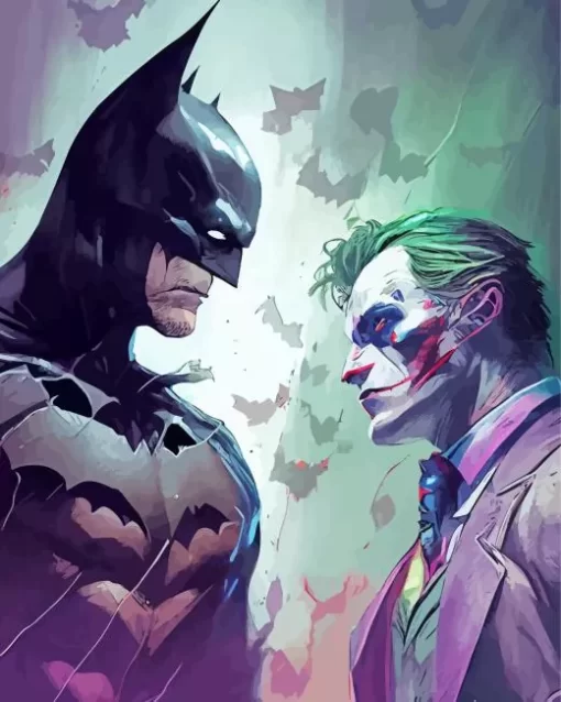 Batman And Joker Characters Diamond Painting