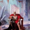 Batman On A Throne Diamond Painting