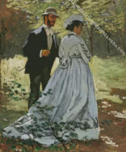 Bazille And Camille Monet Diamond Painting