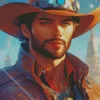 Bearded Cowboy Diamond Painting