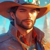 Bearded Cowboy Diamond Painting