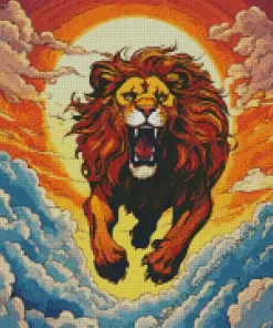 Beast Lion Diamond Painting