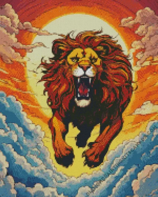 Beast Lion Diamond Painting