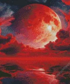 Blood Moon Diamond Painting