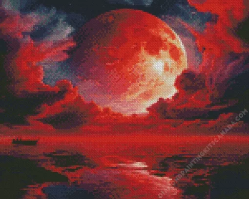 Blood Moon Diamond Painting